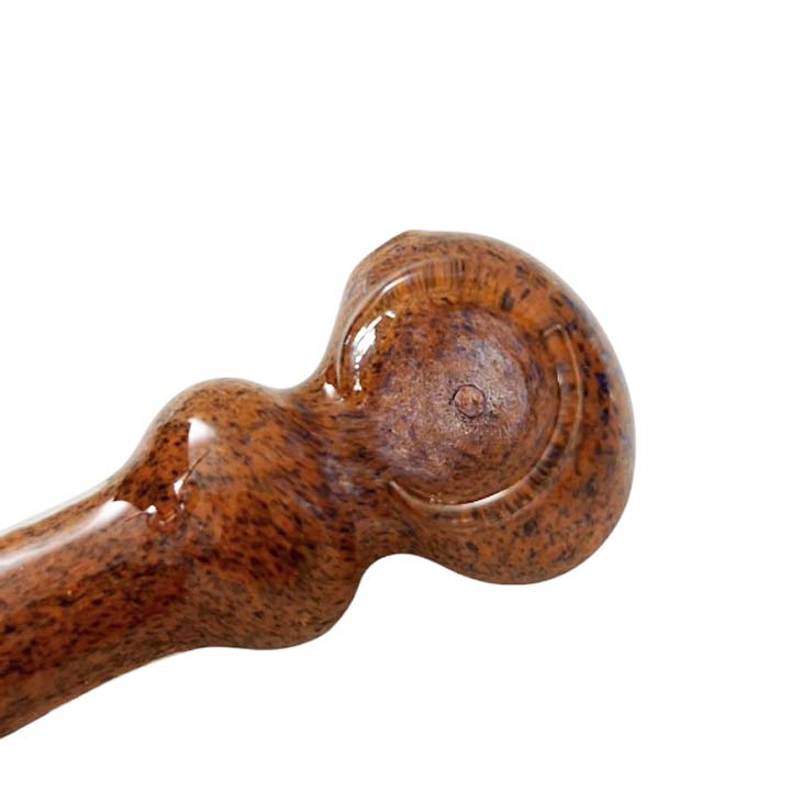 4-1/2" Sunstone Pebble Glass Pipe-Assorted Colours-2CT