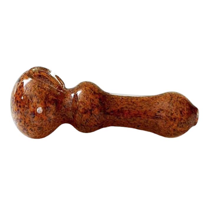 4-1/2" Sunstone Pebble Glass Pipe-Assorted Colours-2CT
