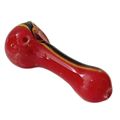 StripeWave 3" Glass Pipe-Assorted Design& Colours-2CT
