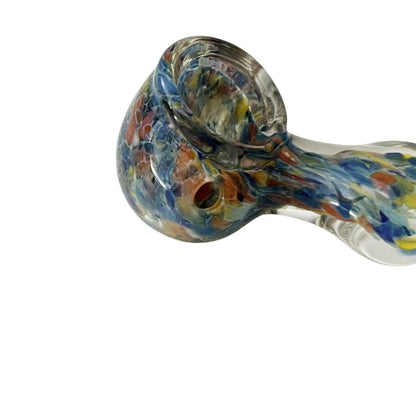 StripeWave 3" Glass Pipe-Assorted Design& Colours-2CT