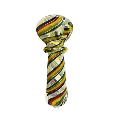 4-1/2" Candy Glass Wand Design Pipe -2ct