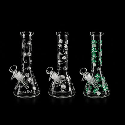 10" Glow-in-the-Dark Beaker Bong