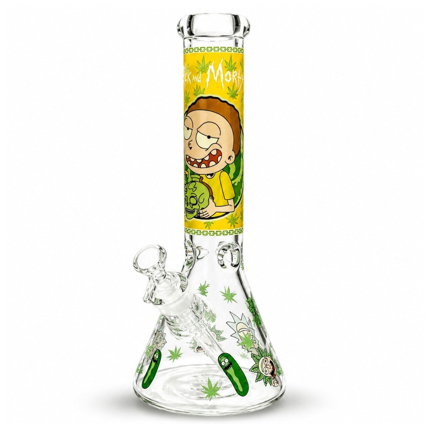 14" 7mm Interdimensional Glow Beaker Bong