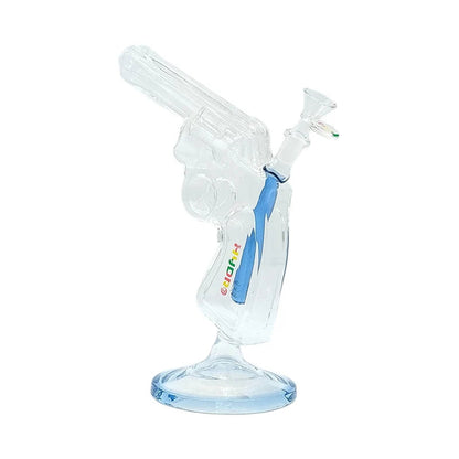 9" Revolver-Shaped Glass Water Pipe