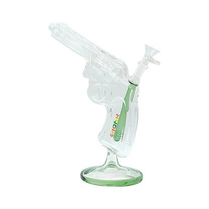 9" Revolver-Shaped Glass Water Pipe