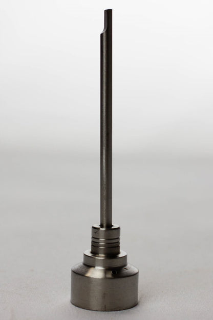 Titianium cap with dab tool and one hole