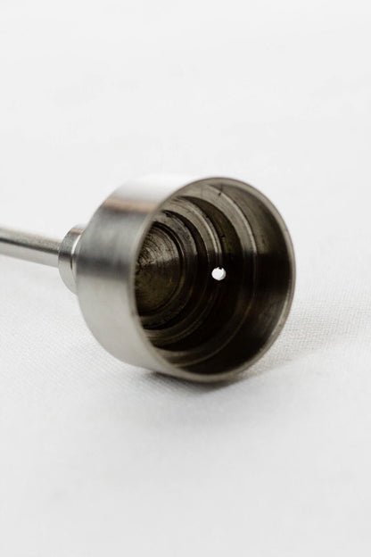 Titianium cap with dab tool and one hole