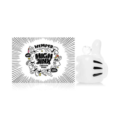 Hemper | 5.75" High Jinx Bong – Cartoon Thumbs Up Design