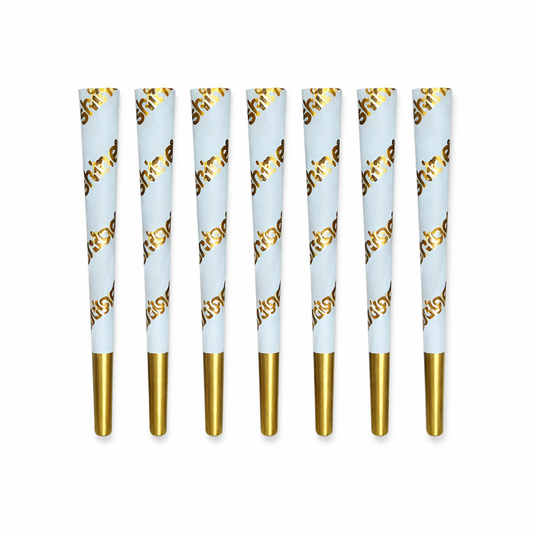 Shine | White 8 King Size Cones - 12 Packs