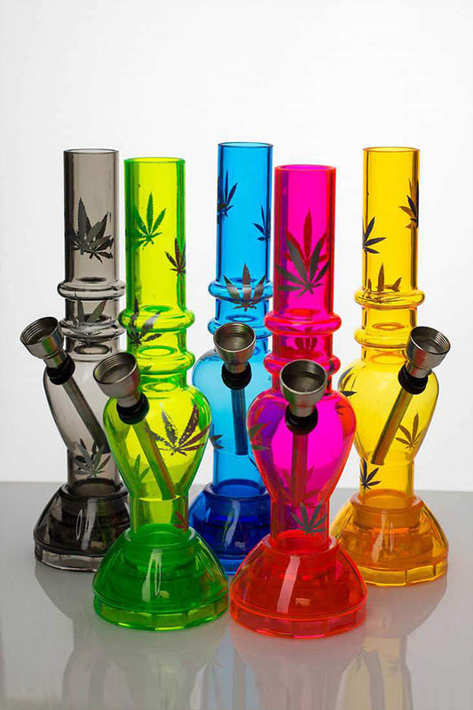 7" acrylic water pipe with grinder [GP1295]