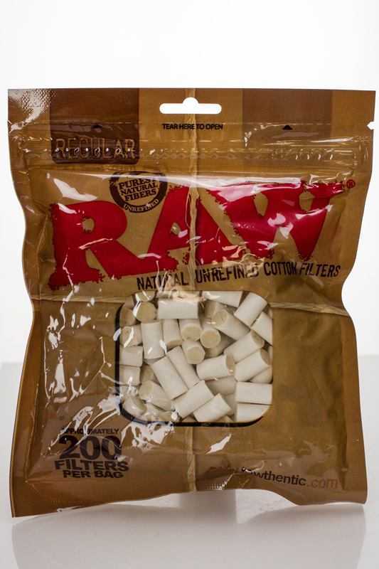 Raw Regular Natural Unrefined Cotton Filter Tips [CP1209]