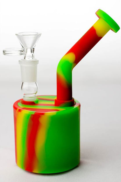 7" Detachable silicone bubbler