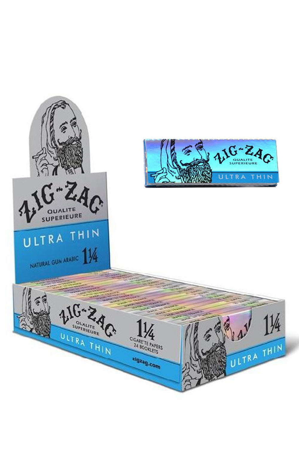ZIG-ZAG Ultra Thin Cigarette Rolling Papers Box - 24 packs