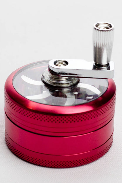 3 parts infyniti aluminium herb grinder w/handle ( GR5341 )