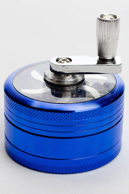 3 parts infyniti aluminium herb grinder w/handle ( GR5341 )