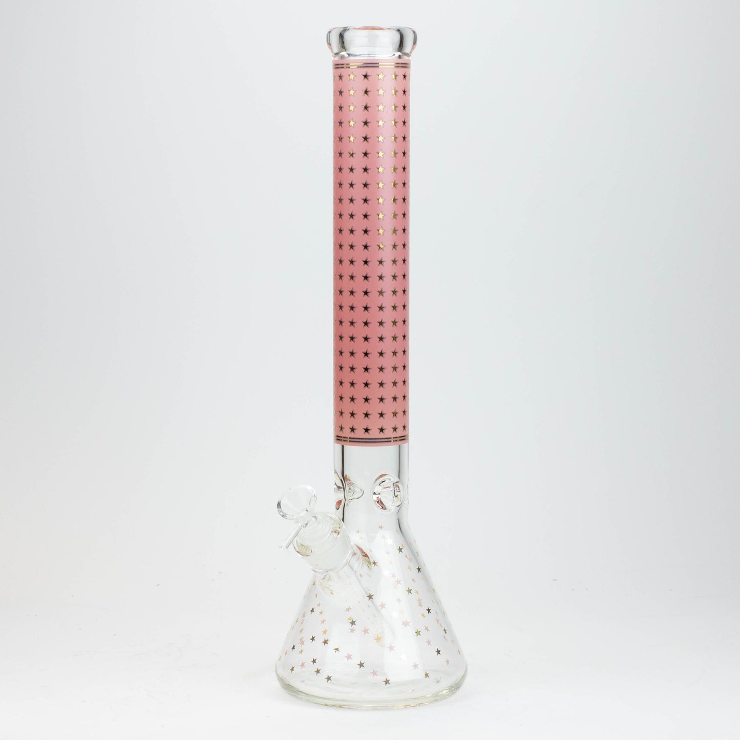 17.5" Star 7 mm glass water bong