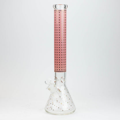 17.5" Star 7 mm glass water bong
