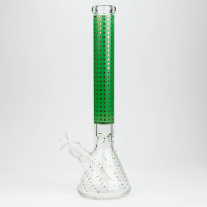 17.5" Star 7 mm glass water bong