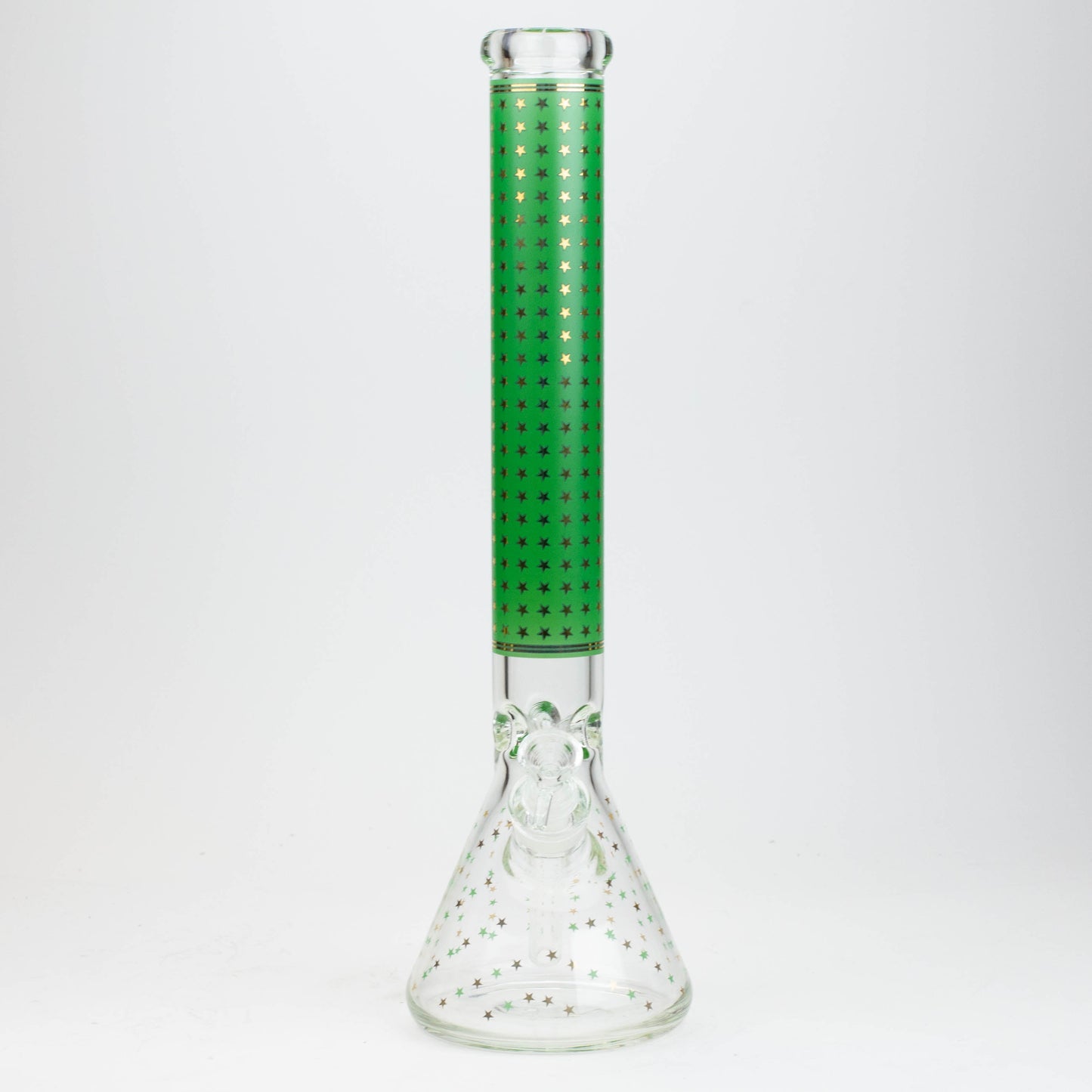 17.5" Star 7 mm glass water bong
