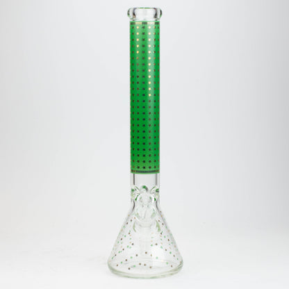 17.5" Star 7 mm glass water bong