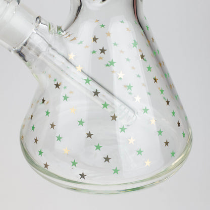 17.5" Star 7 mm glass water bong