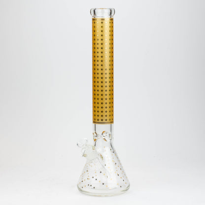 17.5" Star 7 mm glass water bong