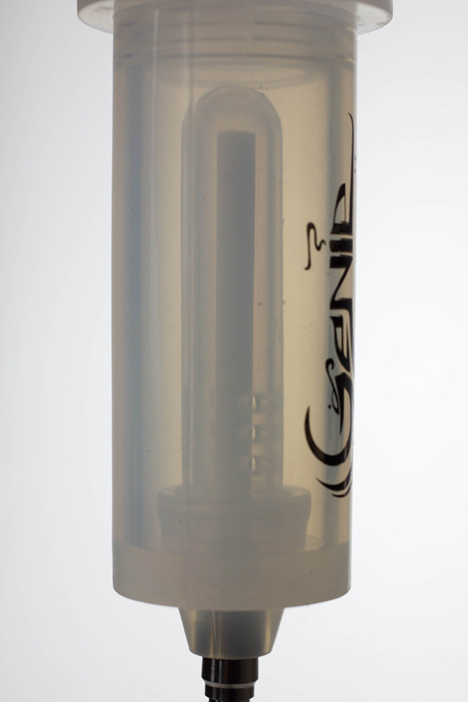 White silicone syringe shape nectar collector