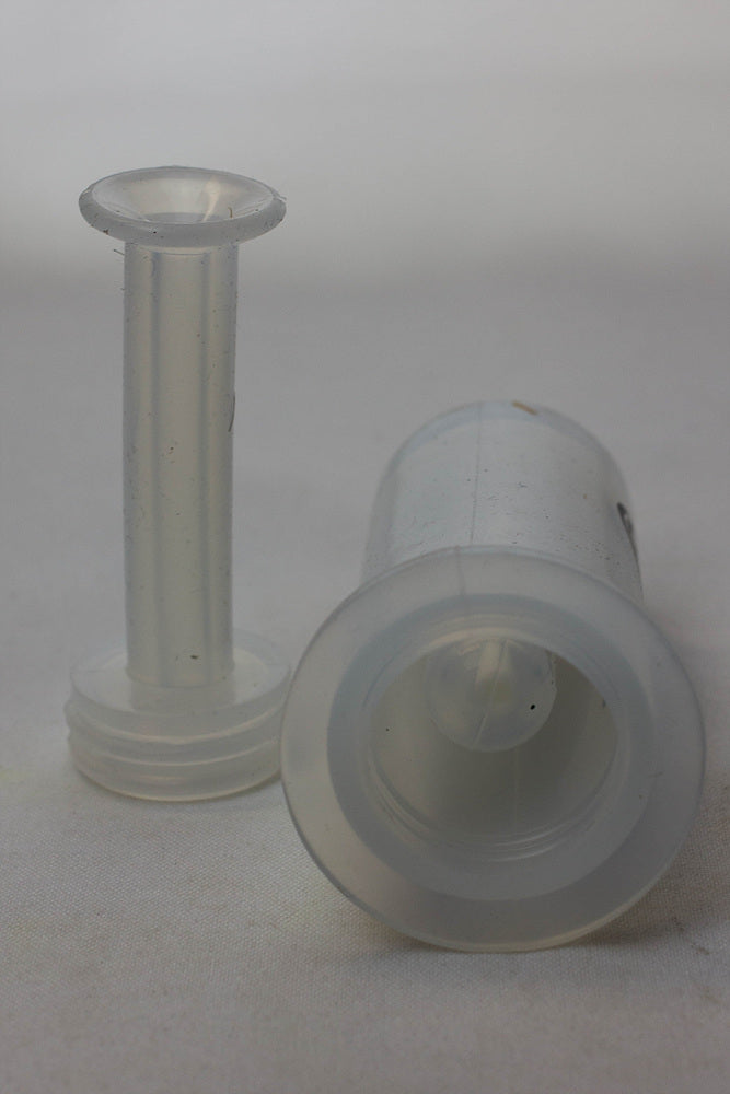 White silicone syringe shape nectar collector