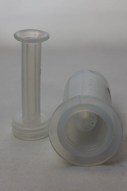White silicone syringe shape nectar collector
