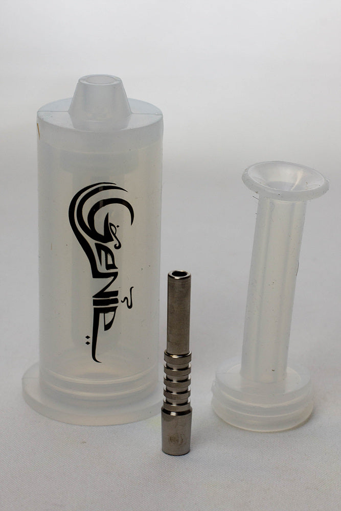 White silicone syringe shape nectar collector