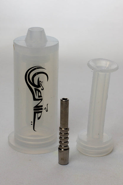 White silicone syringe shape nectar collector