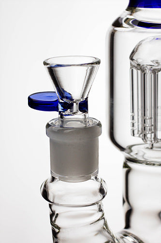 14 inches 8 arms percolator and inline diffused water bong