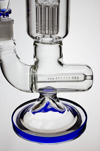 14 inches 8 arms percolator and inline diffused water bong