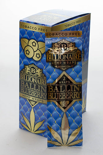 Billionaire Hemp Wraps display - 25 packs