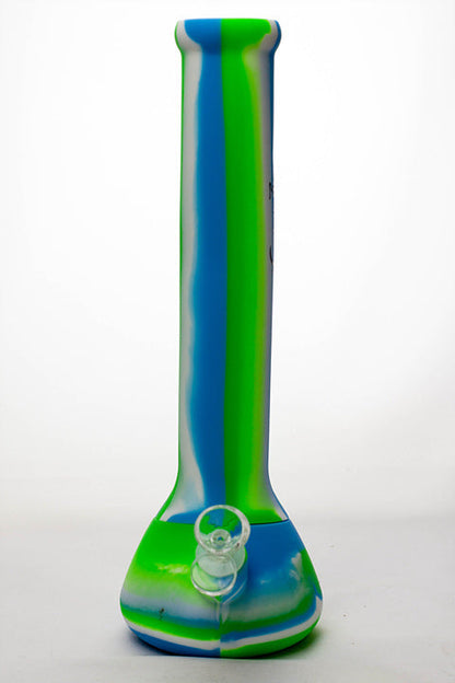 13" Genie mixed color Silicone detachable beaker water bong