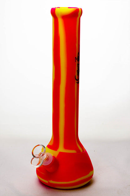 13" Genie mixed color Silicone detachable beaker water bong