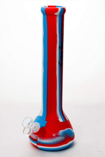 13" Genie mixed color Silicone detachable beaker water bong
