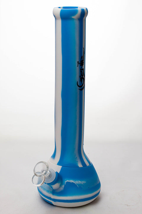 13" Genie mixed color Silicone detachable beaker water bong
