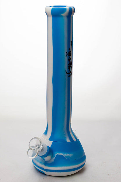 13" Genie mixed color Silicone detachable beaker water bong