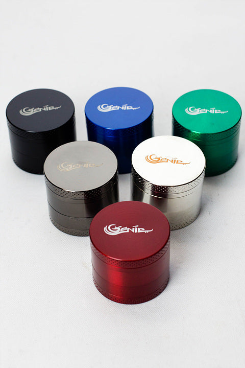 4 parts genie metal herb mini grinder