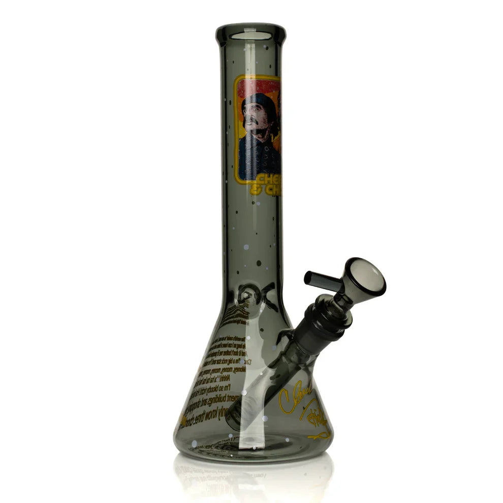 Cheech & Chong® Glass | 10" Stoners in Space Beaker Base Water Pipe