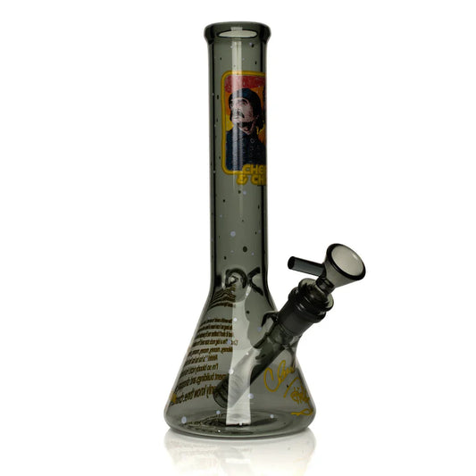 Cheech & Chong® Glass | 10" Stoners in Space Beaker Base Water Pipe