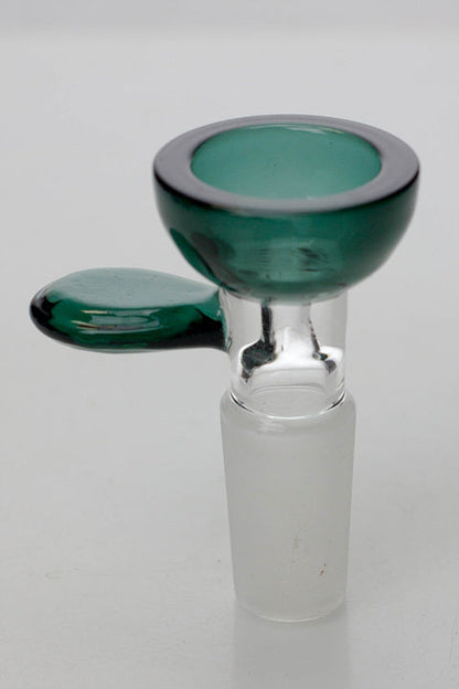 Color glass male bowl
