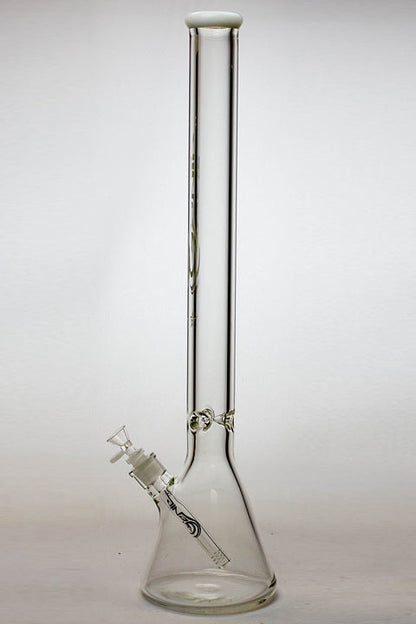 24" Genie 9 mm color accented beaker water bong