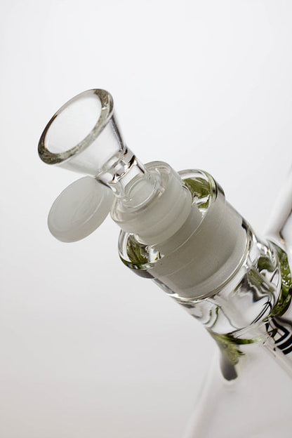 24" Genie 9 mm color accented beaker water bong
