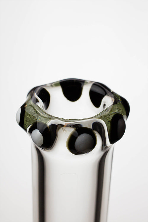 19.5" Genie 9 mm curved shaft glass beaker bong