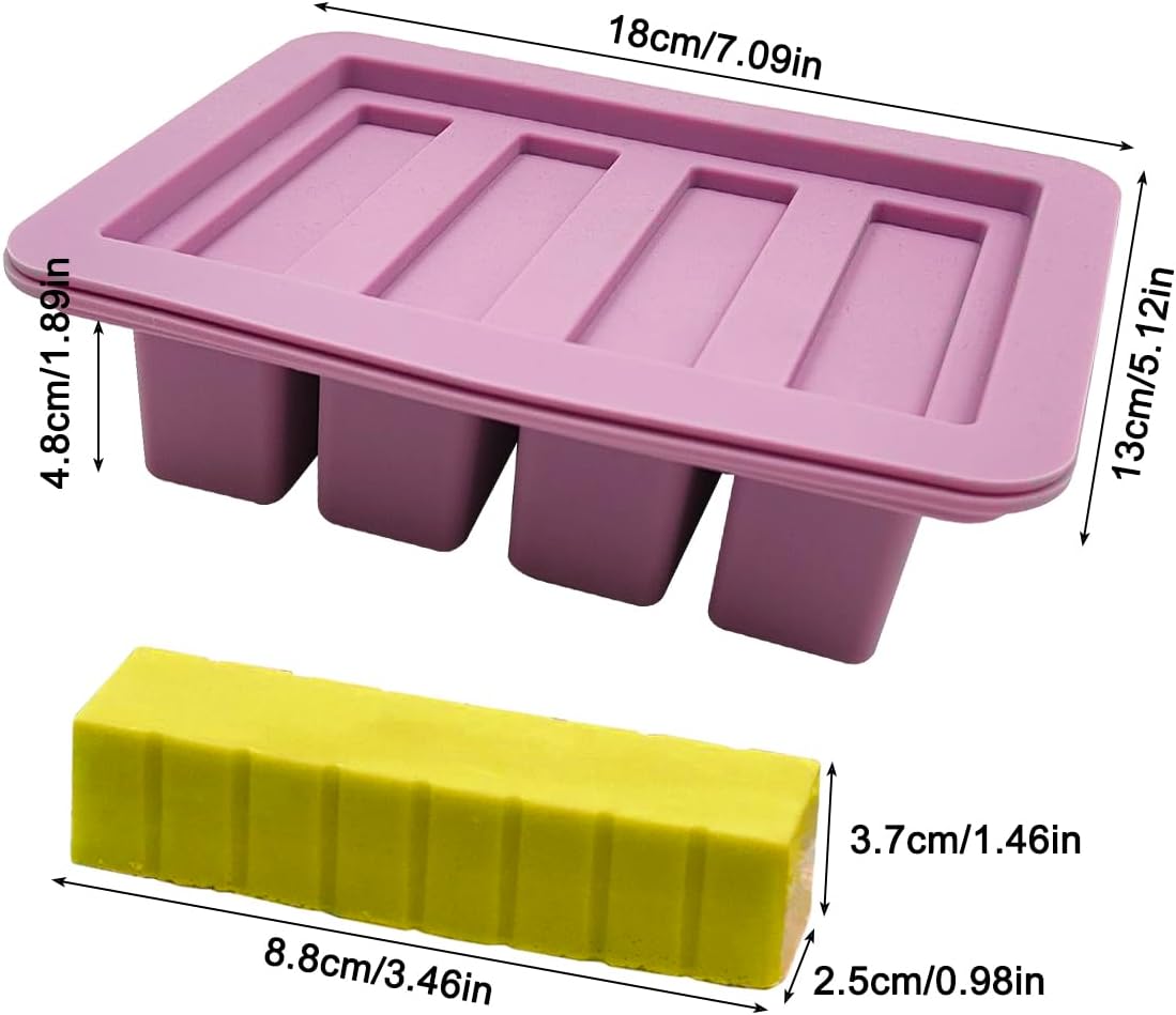 Silicone Butter Mold with Lid [K058]_8