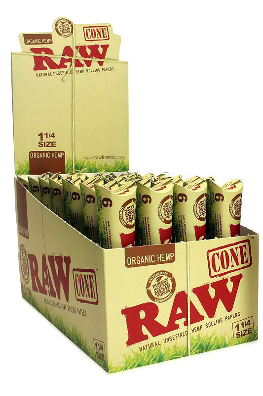 Raw organic cone 1 1/4 - 32 packs
