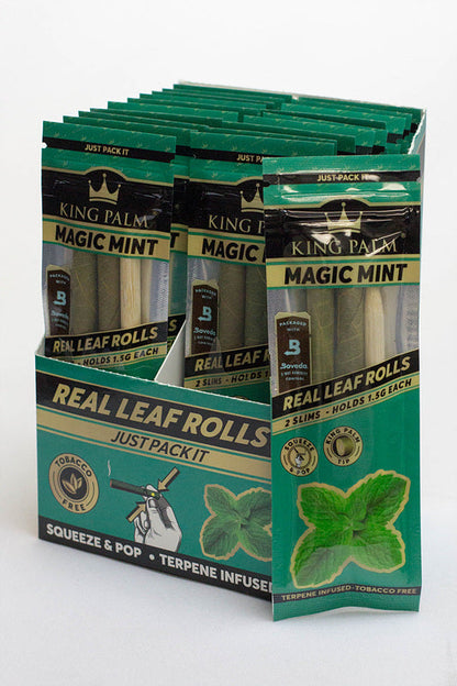 King Palm Hand-Rolled flavor slim Leaf - 20 packs