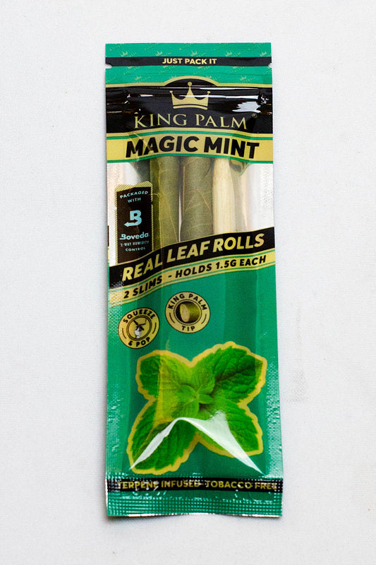 King Palm Hand-Rolled flavor slim Leaf - 20 packs